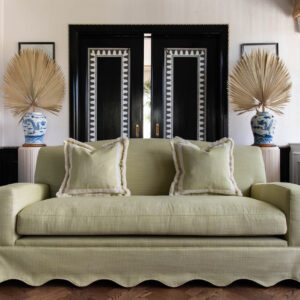 Nico Sofa - Easy Lustre Thyme - Scallop Skirt