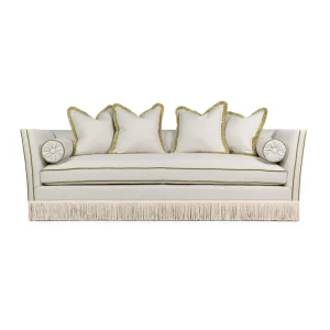 Steph Sofa - Madras Fishbone - Fringe