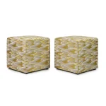 RIJD Laurent Square Pouf Dedar Fandango 6