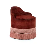 RIJD Lou Vanity Stool Benu Velvet Stripe 2