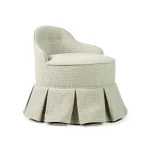 RIJD Lou Vanity Stool Waffle Sage 2