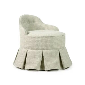 RIJD Lou Vanity Stool Waffle Sage 2