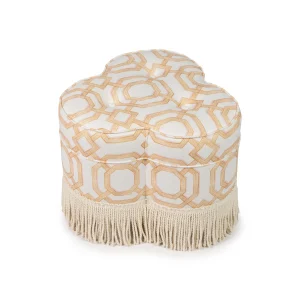 RIJD Lucky Pouf Trellis Melon
