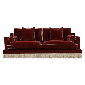 RIJD Orlando Sofa Sangria Velvet