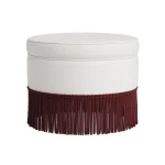 laurent-pouf-burgundy-fringe