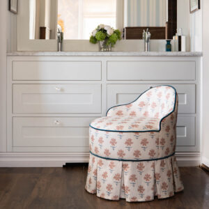 Lou Vanity Stool - Harlequin Fellcroft Rose