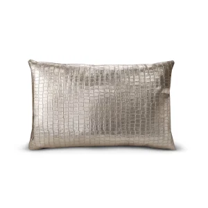 pillow gold embossed