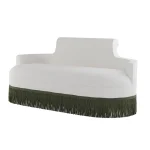 ralph sofa green fringe