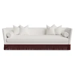 steph sofa fringe burgundy