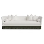 steph sofa fringe green