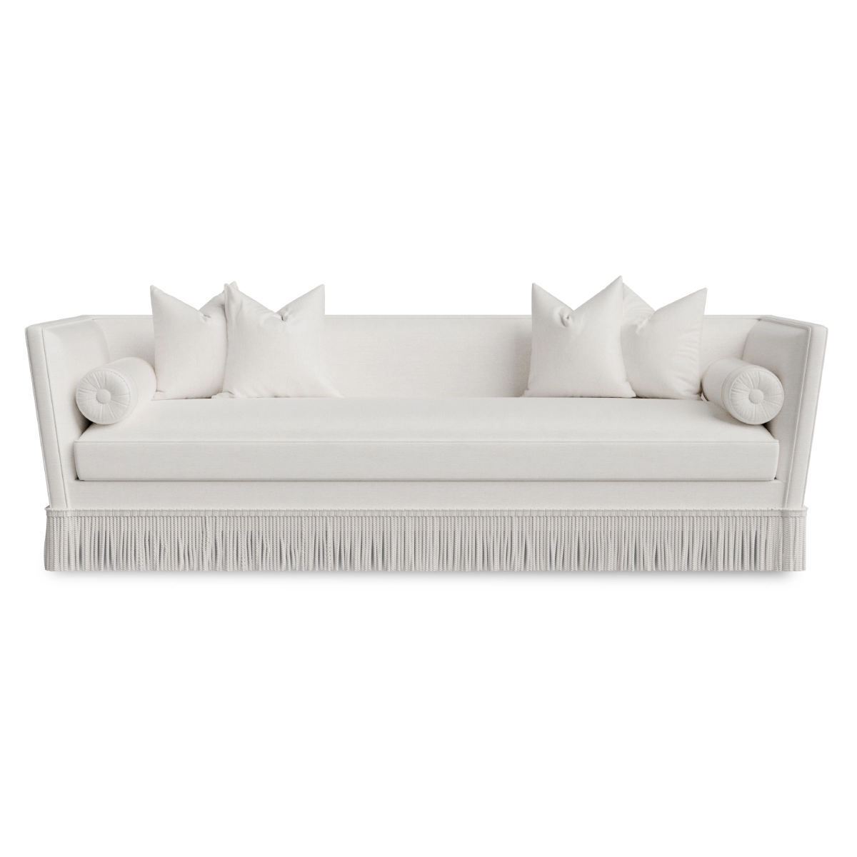 steph sofa fringe ivory
